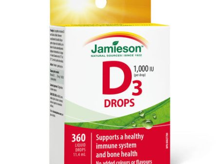 Jamieson Vitamin D3 Drops 11.4 ml For Cheap