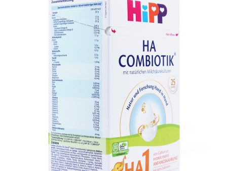 HiPP HA Germany Hydrolyzed Stage 1 Combiotic Infant Milk Formula Cheap