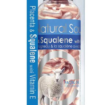 Bill Natural Sources Lamb Placenta Facial Moisturizer with Squalene & Vitamin E 100 gelcaps For Sale