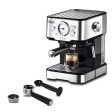 Gevi Espresso Machines 15 Bar with Milk Frother Wand Expresso Coffee Machine for Cappuccino, Latte, Mocha, Machiato, 1.5L Removable Water Tank, Double Temperature Control System, 1100W, Black Cheap