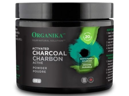 Organika Activated Charcoal Powder 40g Hot on Sale