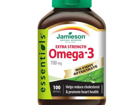 Jamieson Essentials Omega-3 Extra Strength, 700mg, 100 softgels Cheap