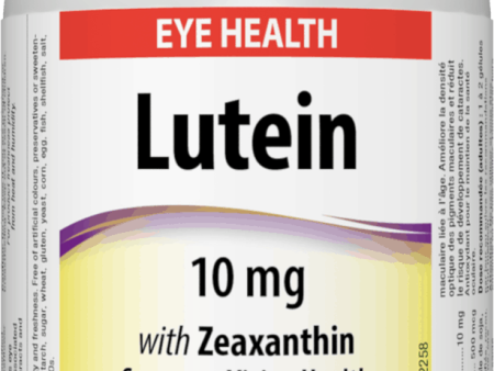 Webber Naturals Lutein (10 mg) with Zeaxanthin, 60 softgels Supply