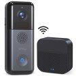 WiFi Video Doorbell Camera, XTU 2K Resolution Wireless Doorbell Camera with Wireless Chime, No Monthly Fees, 2-Way Audio, Motion Detection, Support Local Cloud Storage Supply