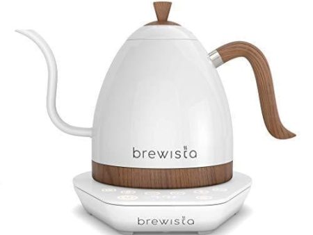 Brewista | Artisan 1.0L Electric Gooseneck Kettle | Electric Water Kettle For Pour Over Coffee (All White (Pearl)) For Discount