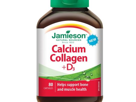 Jamieson Calcium Collagen + D3 80 capsules Cheap