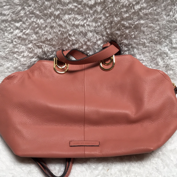 Vince Camuto Leather Satchel - Plum, Sushi Online now