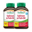 2 x Jamieson Salmon and Fish Oils Omega-3 Complex, 150+50 BONUS softgels Bundle Sale