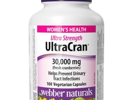 Webber Naturals UltraCran® Cranberry 30,000 mg， 100 Vegetarian Capsules Fashion