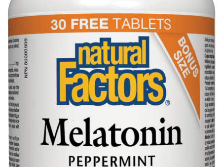 Natural Factors Melatonin 3 mg,  bonus 210 sublingual tabs Discount