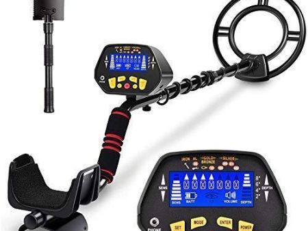 RM RICOMAX Metal Detector for Adults & Kids - High-Accuracy Metal Detector Waterproof LCD Display [PP Function & DISC Mode & Distinctive Audio Prompt] 10 Inch Waterproof Search Coil For Discount