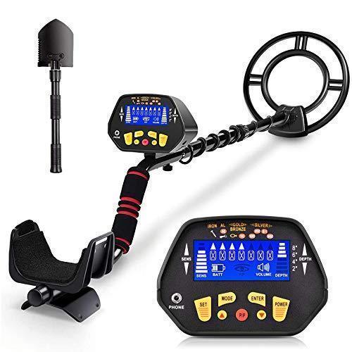 RM RICOMAX Metal Detector for Adults & Kids - High-Accuracy Metal Detector Waterproof LCD Display [PP Function & DISC Mode & Distinctive Audio Prompt] 10 Inch Waterproof Search Coil For Discount