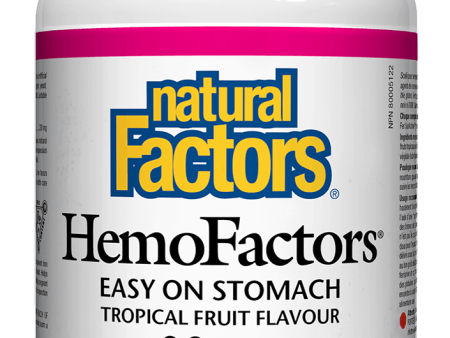 Natural Factors HemoFactors™, 20mg, 60 chewable tabs Fashion