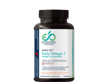 EVIDENCE BASED Daily Monoglyceride Omega-3 - MAG-O3 Healthy Aging  60 capsules For Sale