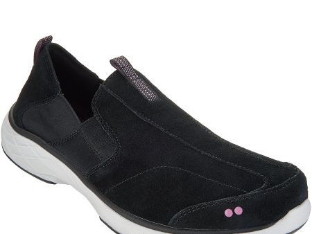 Ryka Suede Slip-on Shoes - Terrie, Size 6 Wide For Sale