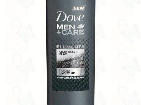 Dove Men + Care Elements Body Wash, Charcoal and Clay, 13.5 Oz(400ml) Discount