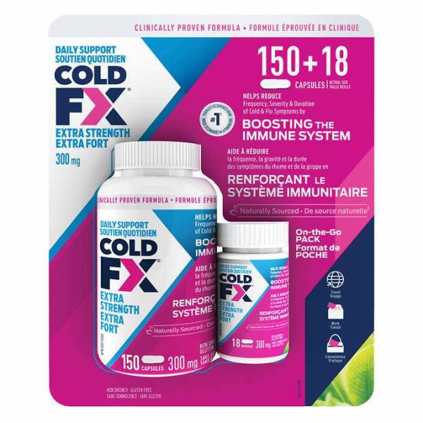 Cold-Fx Extra Strength 300mg  150+18 capsules Cheap