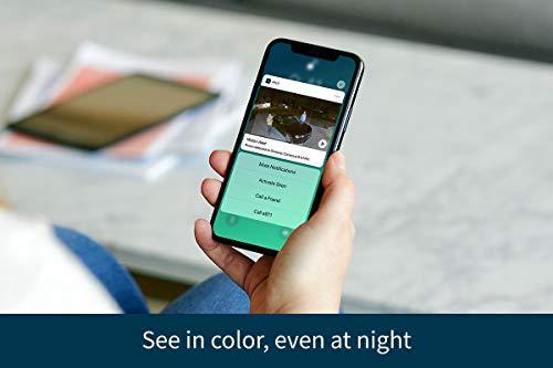 Arlo Essential Spotlight Camera - 1 Pack - Wireless Security, 1080p Video, Color Night Vision, 2 Way Audio, Wire-Free, Direct to WiFi No Hub Needed, Works with Alexa, White - VMC2030 Hot on Sale