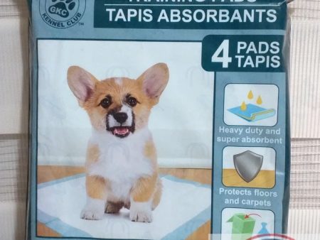 Training Pads  for dog cat Tapis Absorbants 4 pads 22in x22in(56cmx56cm) Online