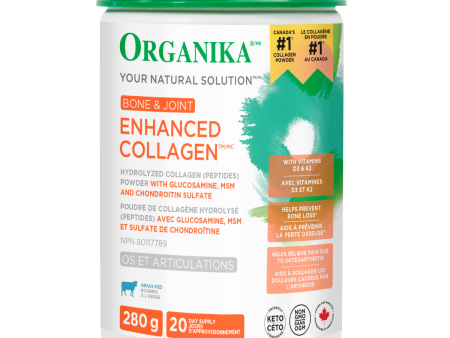 Organika Enhanced Collagen™ Bone & Joint 280g Online Hot Sale