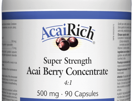 Natural Factors AcaiRich™, 500mg, 90 caps Hot on Sale