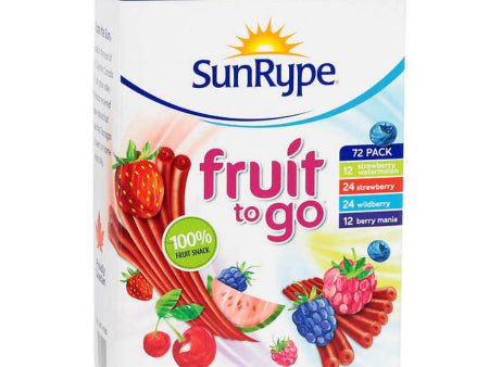 SunRype Fruit to Go, 72 X14g Bars Hot on Sale