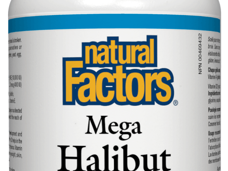 Natural Factors Mega Halibut Liver Oil, 180 softgels Sale