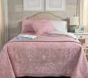 Home by SHR 100% Cotton Quilted Vine Queen Bedspread Set Fashion