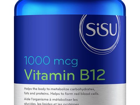 SISU Vitamin B12 1000 mcg cyanobalamin 60 vcap Online