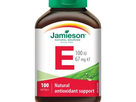 Jamieson Vitamin E 100IU, 100 softgel Online