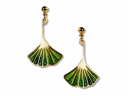 Ginkgo Leaf Earrings Cheap