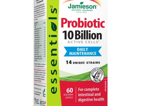 Jamieson Essentials Probiotics 10 Billion 60 veg. capsules Online now