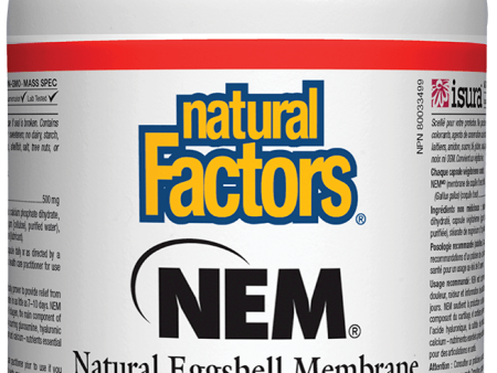 Natural Factors NEM Natural Eggshell Membrane, 500mg, 60 vcapsules Sale