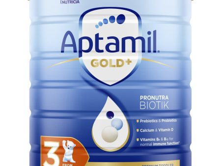 Aptamil Gold+ Stage 3 Pronutra Biotik Toddler Formula Hot on Sale