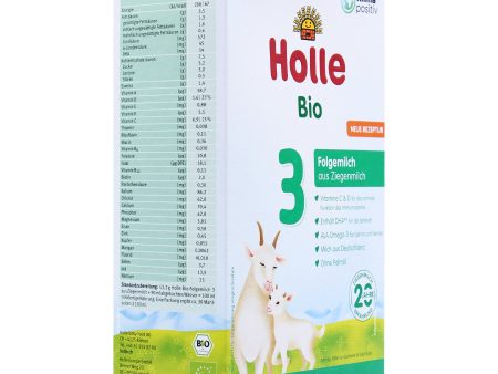 Holle Goat Stage 3 Organic Toddler Formula Fashion