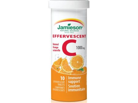 Jamieson Effervescent C 1000 mg 10 tablets Hot on Sale