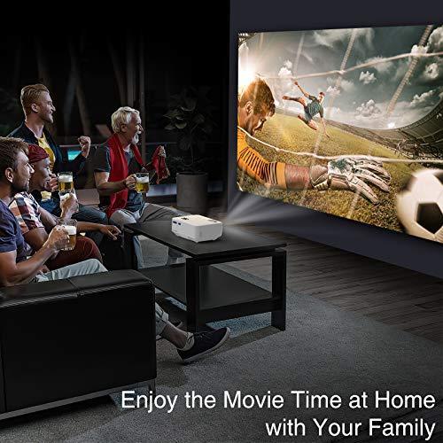 Mini Projector, TOPVISION 4000LUX Outdoor Movie Projector with Screen Mirroring,Full HD 1080P Supported LED Projector, Compatible with Fire Stick,HDMI,VGA,USB,TV,Box,Laptop,DVD Online now