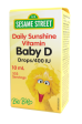 Sesame Street Daily Sunshine Vitamin Baby D 400 IU, 10ml Online