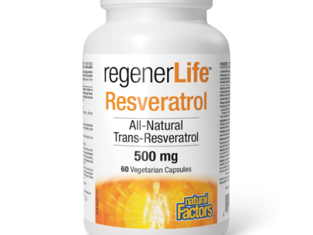 Natural Factors RegenerLife Resveratrol, 60 vcaps Online now