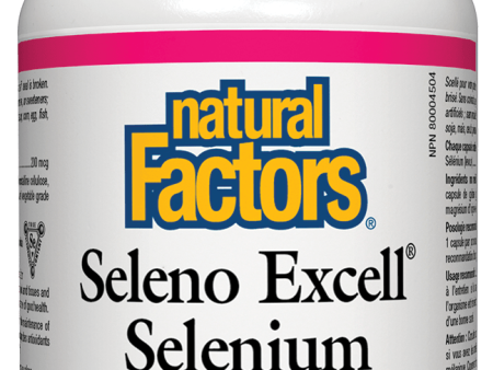 Natural Factors SelenoExcell™ Selenium 200mcg, 90 capsules For Sale