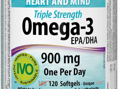 Webber Naturals Triple Strength Omega-3, 900mg, 120 softgels Discount