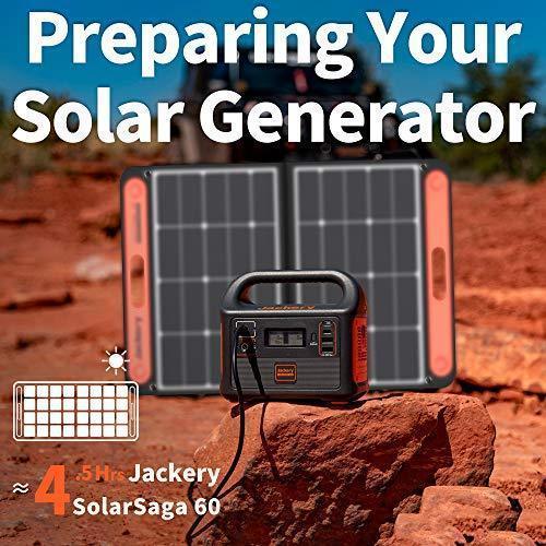 Jackery Portable Power Station Explorer 160, 167Wh Lithium Battery Solar Generator (Solar Panel Optional) Backup Power Supply with 110V 100W(Peak 150W) AC Outlet for Outdoors Camping Fishing Emergency Fashion