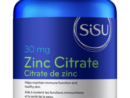 SISU Zinc Citrate 30 mg 90 veg caps Fashion