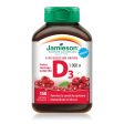 Jamieson Vitamin D3 1000IU sublingual Cherry 150 sublingual tabs Online Sale