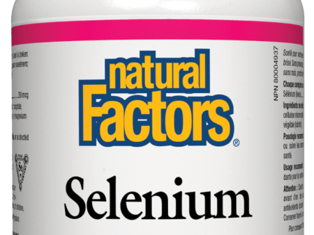 Natural Factors Selenium, 200mcg, 60 tabs Online Sale