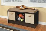 ClosetMaid 1570 Cubeicals 3-Cube Storage Bench, Espresso Fashion