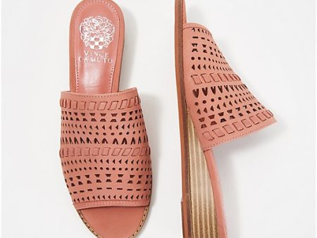 Vince Camuto Leather Wedge Slide Sandals, Rallema Discount