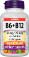 Webber Naturals Vitamin B6, B12 and Folic Acid, 120caps Online now