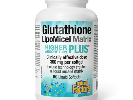 Natural Factors Glutathione LipoMicel Matrix, 60 liquid softgels Cheap