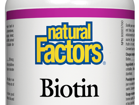 Natural Factors Biotin 300 mcg Tablets Online Sale